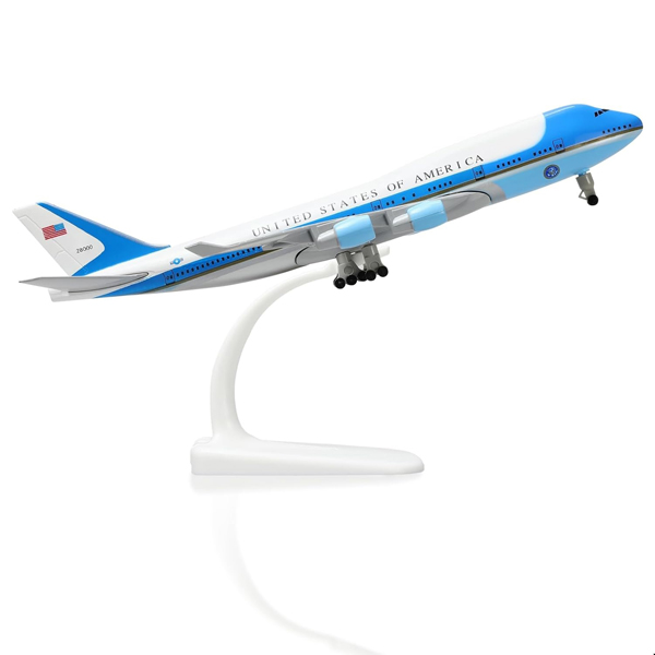 Модель самолета boeing 747 200b борт номер один США "air force one", масштаб 1/350