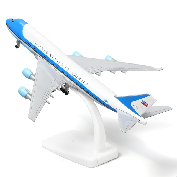 Модель самолета boeing 747 200b борт номер один США "air force one", масштаб 1/350