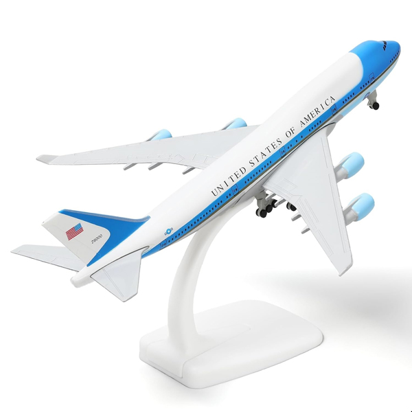 Модель самолета boeing 747 200b борт номер один США "air force one", масштаб 1/350
