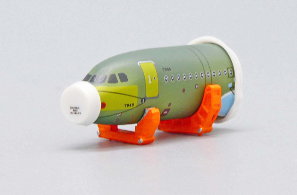 Фронтальная часть фюзеляжа самолета airbus a320, масштаб 1/400