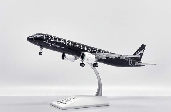 airbus a321neo zk oyb в ливрее air new zealand "star alliance", масштаб 1/200